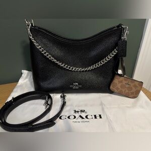 Coach Laurel Shoulder Bag with Pouch & Chain